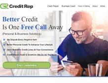 Tablet Screenshot of creditreps.com